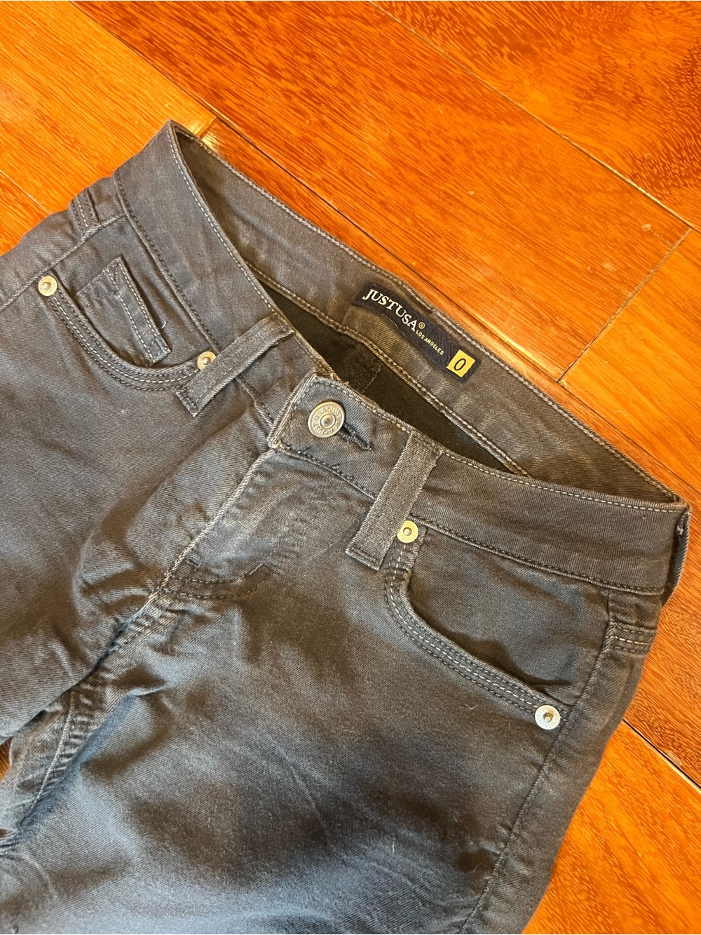 JUST USA  Black Jeans - Classic Five-Pocket Style